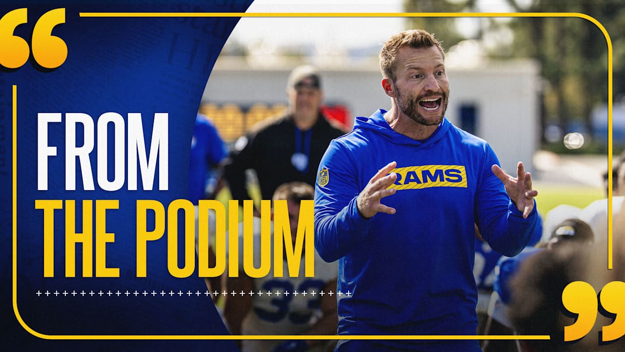 Rams head coach Sean McVay, quarterback Matthew Stafford and wide receiver Davante Adams discuss win over Titans, preparation for playoff rematch with Eagles