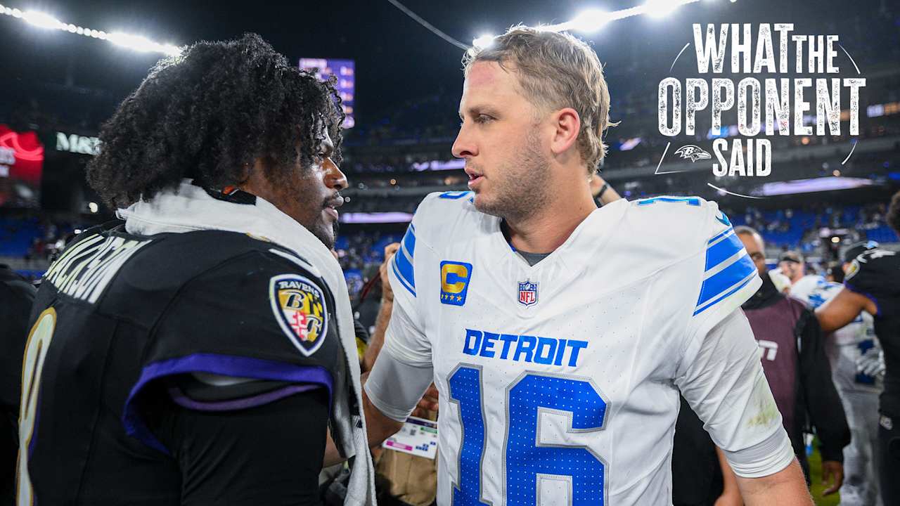 What the Lions Said After Defeating the Ravens