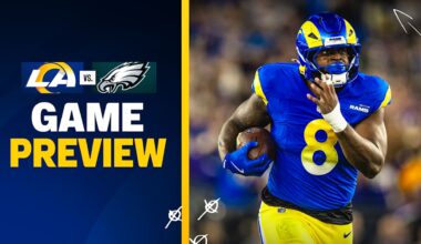 Los Angeles Rams & Philadelphia Eagles tussle in epic early season matchup