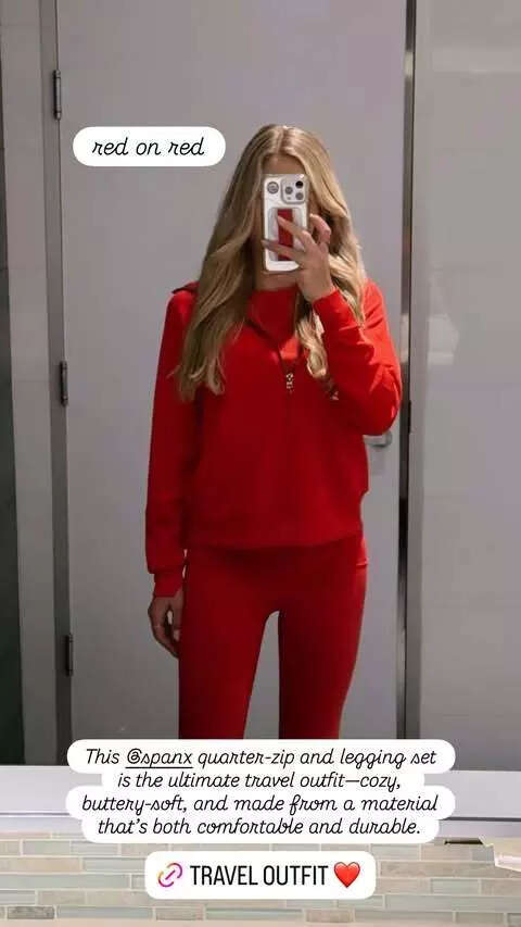 Chiefs heiress turns travel bold (Image credit: IG story of Gracie Hunt) Gracie Hunt