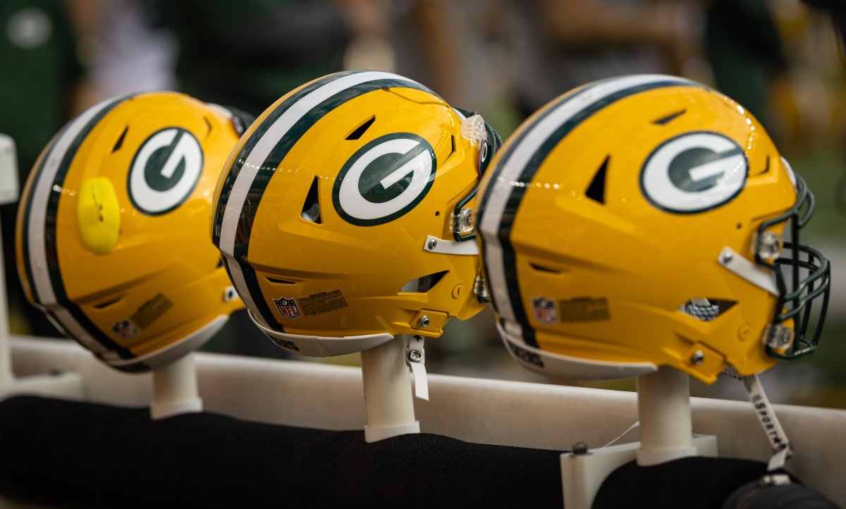 Green Bay Packers helmets