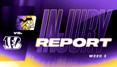 Final Vikings vs. Falcons Injury Report for Week 2 of 2025