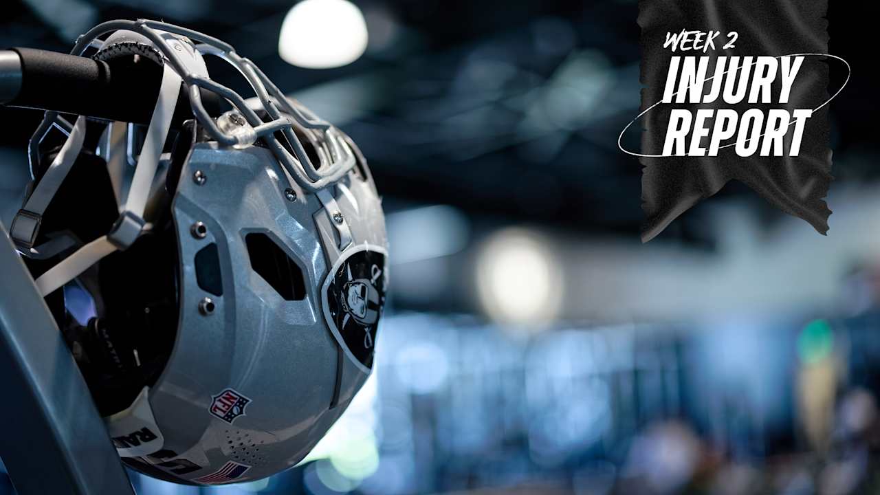 Raiders-Chargers Week 2 Injury Report - Raiders.com