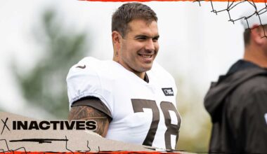 Browns announce inactives for Week 4 vs. the Lions - Cleveland Browns