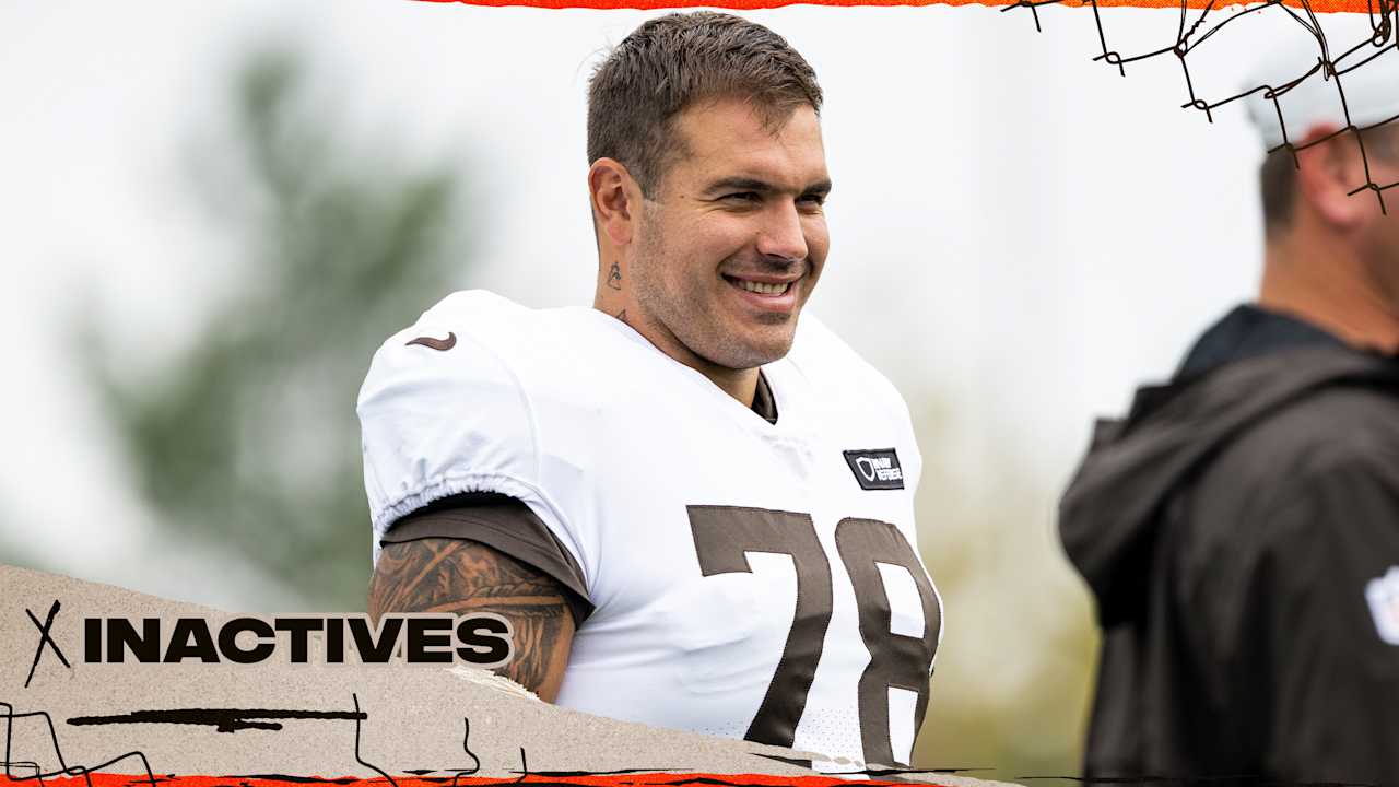 Browns announce inactives for Week 4 vs. the Lions - Cleveland Browns