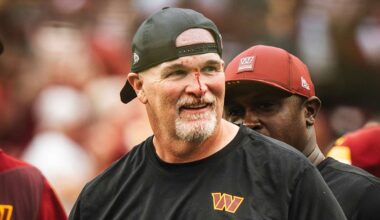 Quinn energized Commanders after taking sideline hit