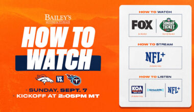 How to Watch: Broncos vs. Titans