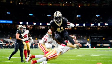 New Orleans Saints vs San Francisco 49ers on September 14