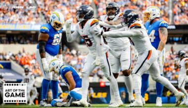 The Broncos team photographers' favorite photos from Week 3 vs. the Chargers