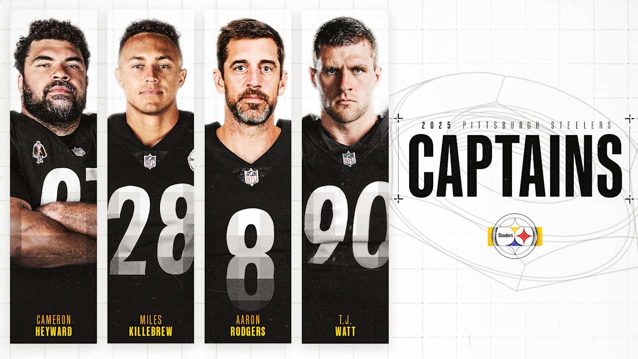 Steelers 2025 team captains announced