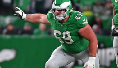 Eagles Injury Report: Landon Dickerson and Andrew Mukuba upgraded to full participation