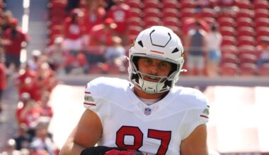 Arizona Cardinals could be missing a big piece at tight end in week two