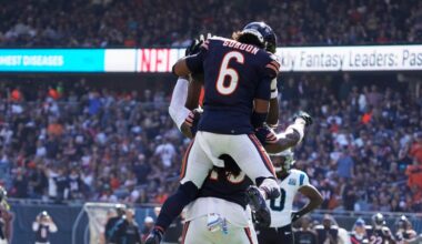 Bears vs Raiders Inactives: Colston Loveland and Kyler Gordon are out