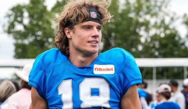 Lions injury news: Isaac TeSlaa among 3 players missing from 1st practice