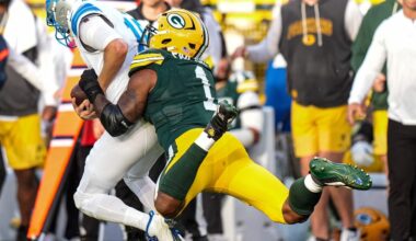 Lions HC Dan Campbell’s take on seeing Micah Parsons, not Kenny Clark