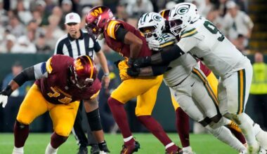 Commanders dominated at Lambeau; now facing a new level of adversity  