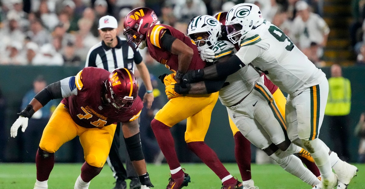 Commanders dominated at Lambeau; now facing a new level of adversity  