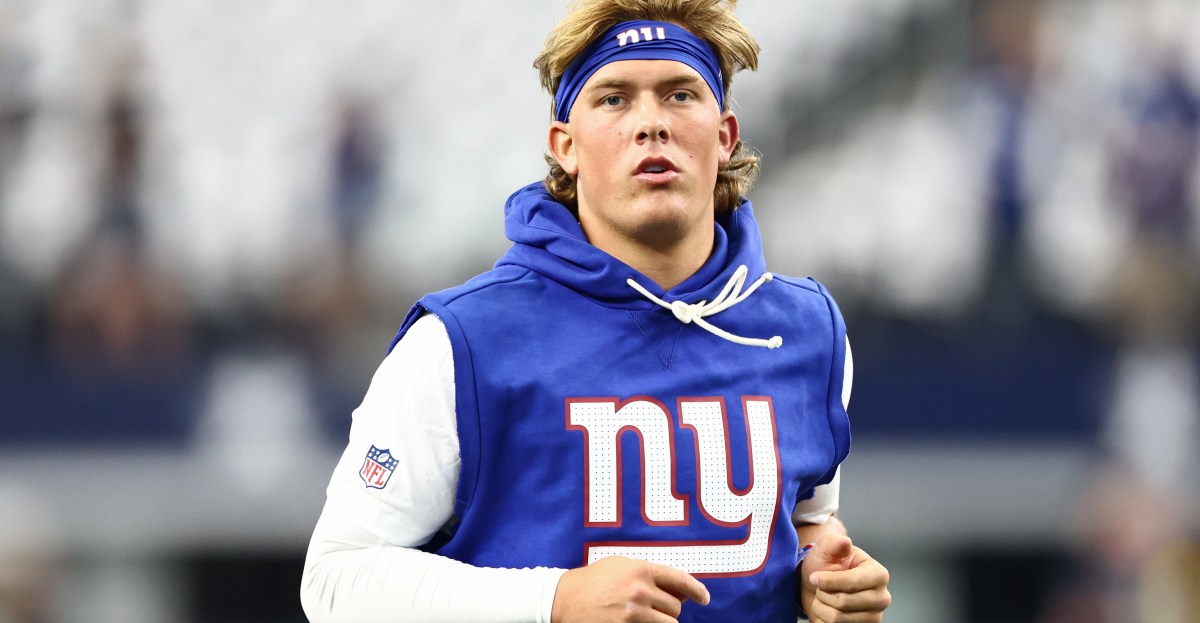 Jaxson Dart named New York Giants’ starting QB; Russell Wilson benched