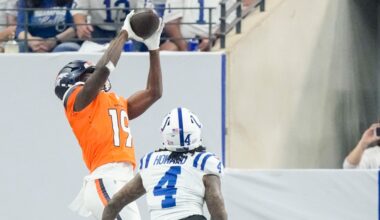 Denver Broncos at Indianapolis Colts first quarter recap