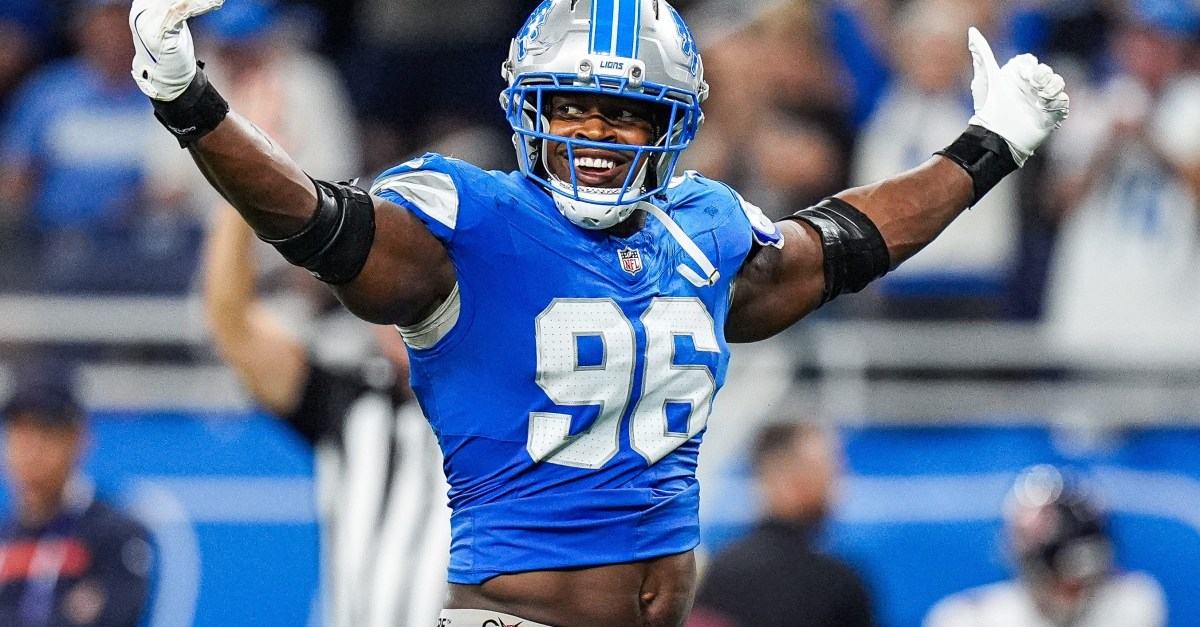 What’s your confidence level in the Detroit Lions over the Browns?