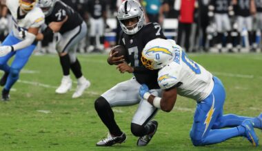 Raiders vs Commanders: Raiders are underdogs for the third week in a row Week 3 vs. the Commanders