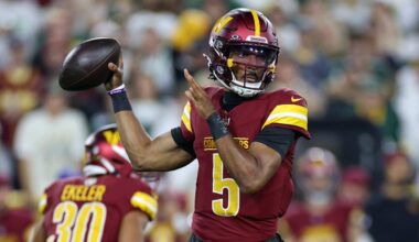 Commanders' offense experienced its worst output with Jayden Daniels under center in loss to Packers