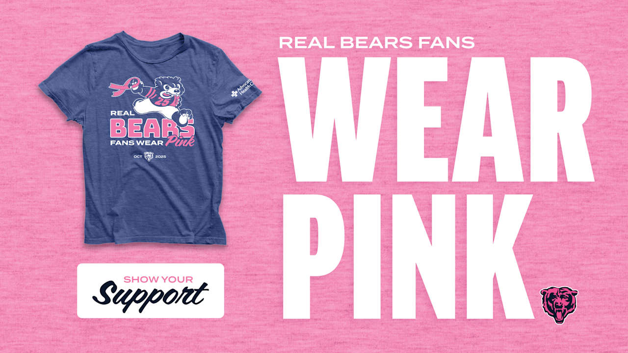 Chicago Bears launch 2025 Real Bears Fans Wear Pink campaign 