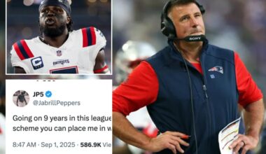 Mike Vrabel gets cryptic over reason Patriots dumped Jabrill Peppers