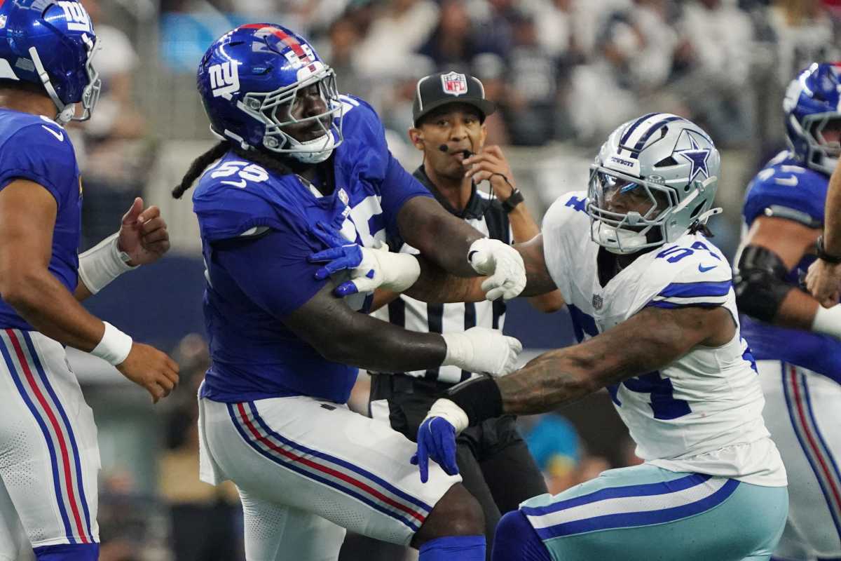 James Hudson’s catastrophe leaving Giants O-Line in the lurch