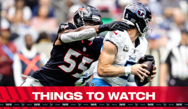 Things to Watch | Week 4 vs Titans