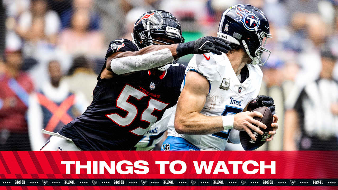Things to Watch | Week 4 vs Titans