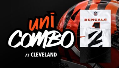 Bengals Release Uniform Combination for Week 1 Against Browns