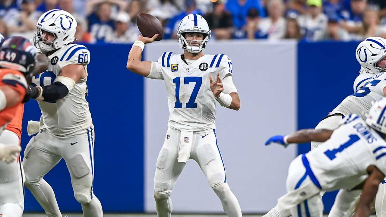 Daniel Jones, Colts' offense pass major test with efficient, explosive showing in win over stingy Broncos defense