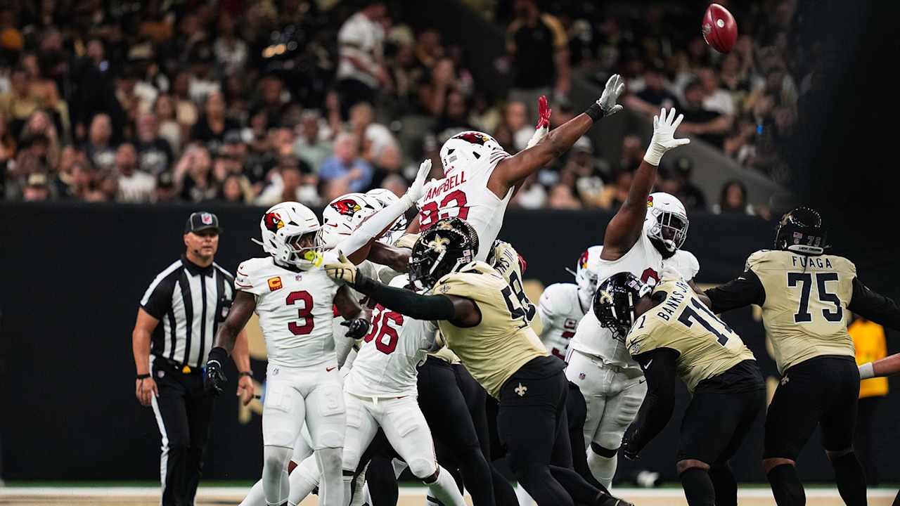 Cardinals DL Calais Campbell stays ahead of Panthers LS J.J. Jansen in all-time games played as Arizona hosts Carolina