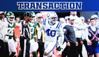 Colts place CB Jaylon Jones on injured reserve; elevate RB Ulysses Bentley IV, CB Chris Lammons to active roster from practice squad; make additional practice squad roster moves