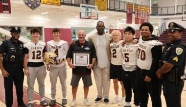 Sharon High School's Ben Shuffain Named the New England Patriots Coach of the Week