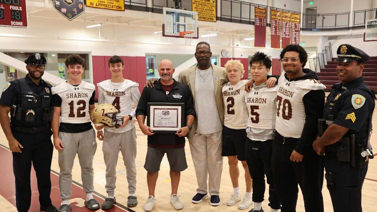 Sharon High School's Ben Shuffain Named the New England Patriots Coach of the Week
