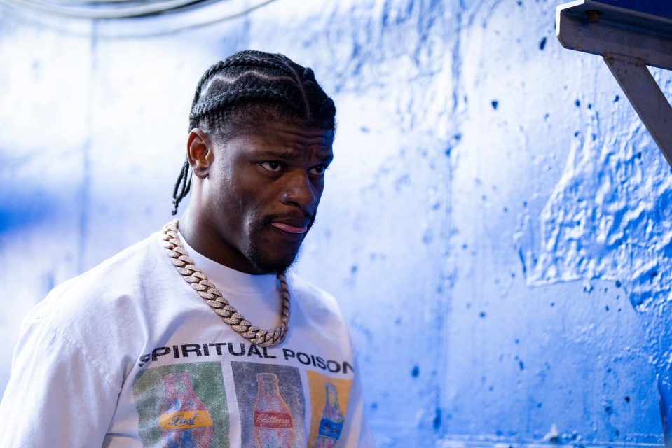 Lamar Jackson of the Baltimore Ravens.