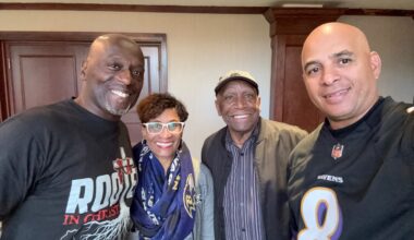 Dr. Frances Draper's NFL game experience with Ravens