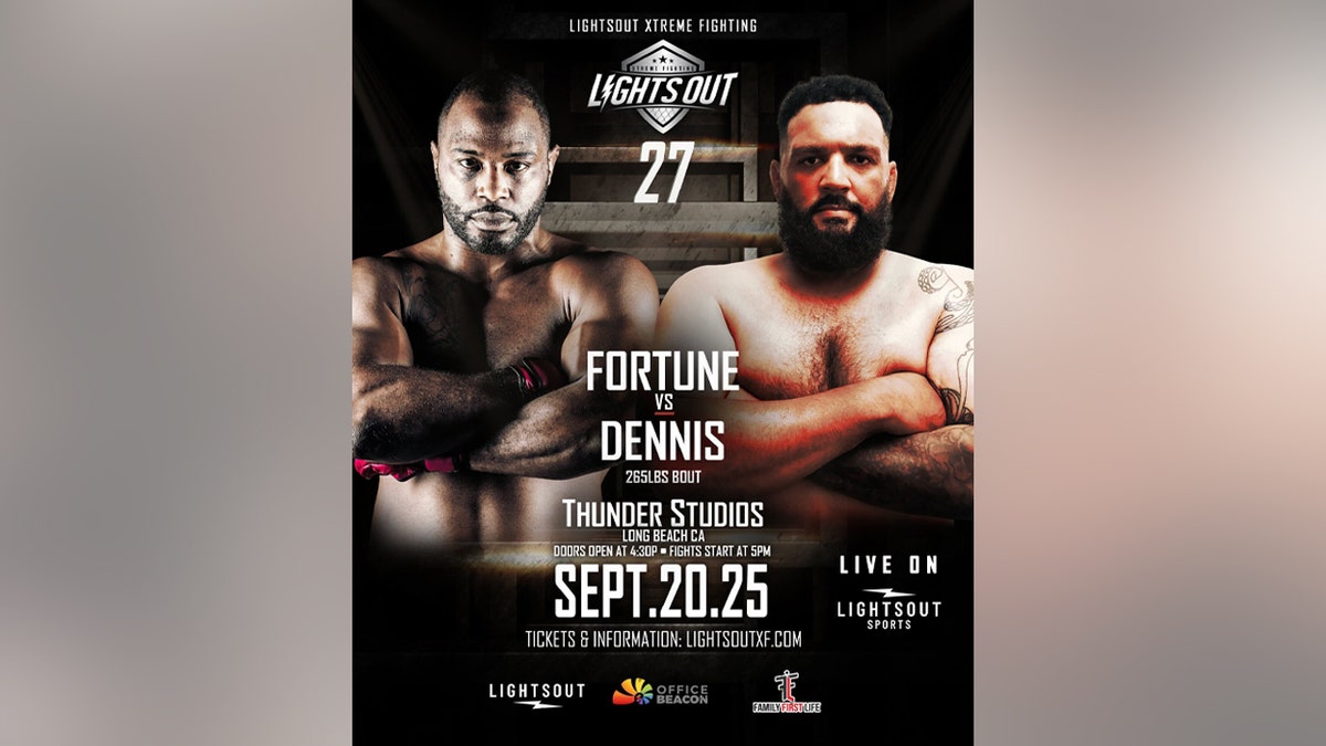 A Lights Out Xtreme Fighting poster