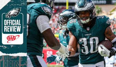 Jihaad Campbell bounces back in big way vs. Buccaneers