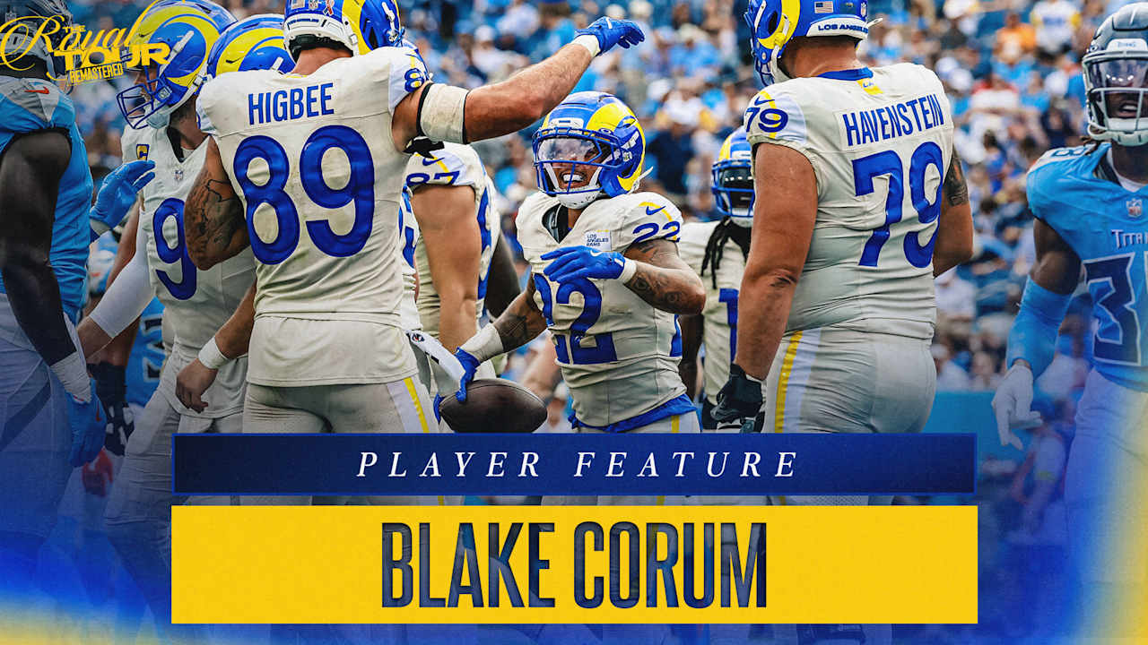 Running back Blake Corum scores first career touchdown in Rams' Week 2 win at Titans
