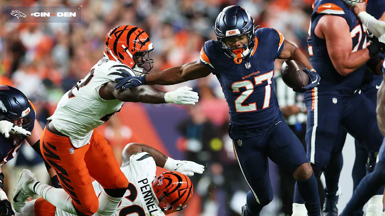 RB J.K. Dobbins breaks 100-yard mark, Broncos’ rushing attack sets tone in highest output of season