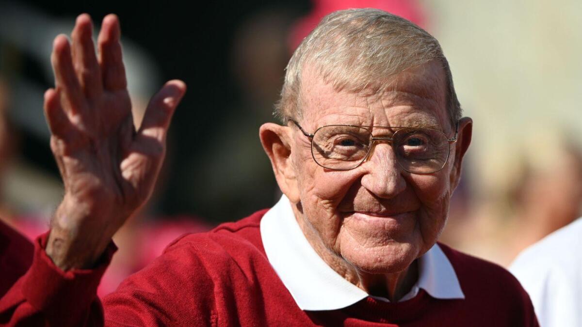 Lou Holtz renews feud with No. 1 Ohio State, Ryan Day: 'They're not a great football team'