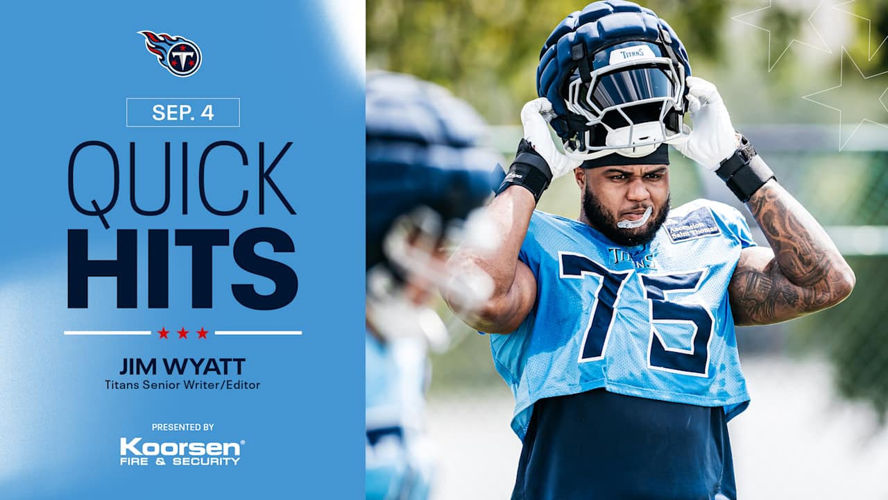Quick Hits on the Titans After Thursday's Practice
