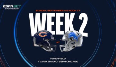 Chicago Bears at Detroit Lions 2025 Week 2 NFL