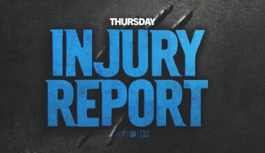 Week 1 Thursday Injury Report: Two held out of practice - Carolina Panthers