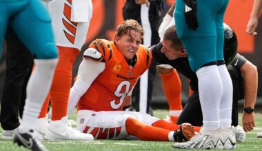 Bengals fall after Joe Burrow's injury; 0-2 Chiefs plummet out of top 10