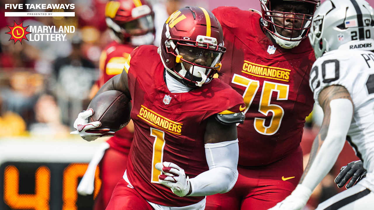 5 takeaways from Washington's Week 3 win over Las Vegas
