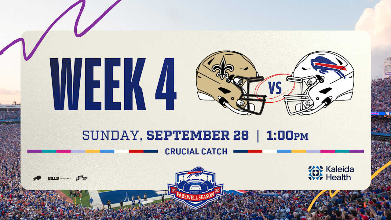 What Bills fans can expect at Highmark Stadium for Bills vs. Saints